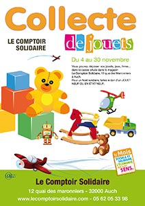 Collecte jeux jouets Novembre 2013 Auch